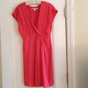 DVF silk cap sleeve dress